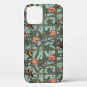 Roos en kleine vogel, William Morris Case-Mate iPhone Case (Achterkant)