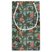 Roos en kleine vogel, William Morris Klein Cadeauzakje (Achterkant)