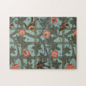Roos en kleine vogel, William Morris Legpuzzel (Horizontaal)