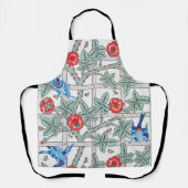 Roos en kleine vogel, William Morris Schort (Voorkant)