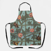 Roos en kleine vogel, William Morris Schort (Voorkant)