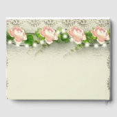  Roos en Lace Wedding Guest Book Gastenboek (Achterkant)