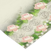  Roos- en Lace Wedding Table Runner Korte Tafelloper (Hoek)