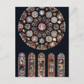 Roos - en lancetramen uit de zuidwand briefkaart (Voorkant)