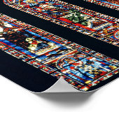 Roos - en lancetramen uit de zuidwand poster (Hoek)