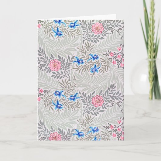 Roos en Larkspur, William Morris Kaart (Voorkant)