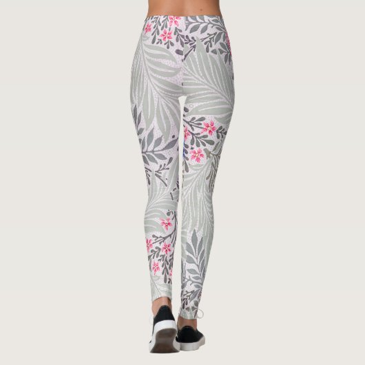 Roos en Larkspur, William Morris Leggings (Achterkant)