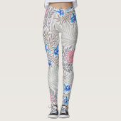 Roos en Larkspur, William Morris Leggings (Voorkant)