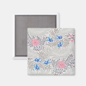 Roos en Larkspur, William Morris Magneet (Voorkant / Achterkant)