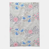 Roos en Larkspur, William Morris Theedoek (Verticaal)