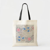 Roos en Larkspur, William Morris Tote Bag (Voorkant)