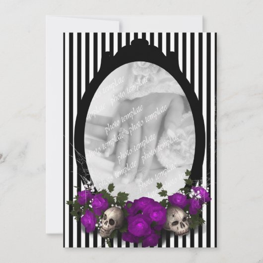 Roos en Lijst Gothic Kaart (Voorkant)