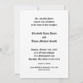 Roos en Lijst Gothic Kaart (Achterkant)