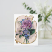 Roos en Lily of the Valley Briefkaart (Staand voorkant)