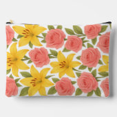Roos en Lily Print Cut Sew Bag Etui (Voorkant)