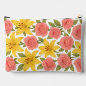 Roos en Lily Print Cut Sew Bag Etui (Achterkant)