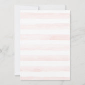 Roos en lingerie feestuitnodiging kaart (Achterkant)