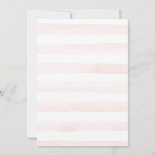 Roos en lingerie feestuitnodiging kaart (Achterkant)