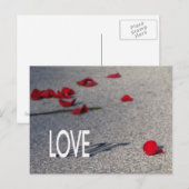 ROOS en LOVE Briefkaart (Voorkant / Achterkant)