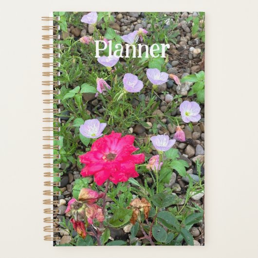 Roos en primrose Planner (Voorkant)