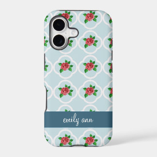 Roos en Quatrefoil iPhone4 Hoesje