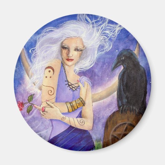 Roos en Raven Magneet (Voorkant)
