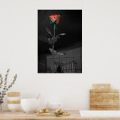 Roos en reflectie, Las Vegas Poster (Keuken)