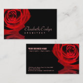 Roos en reflectie visitekaartje (Voorkant / Achterkant)