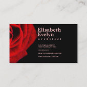 Roos en reflectie y67 visitekaartje (Achterkant)