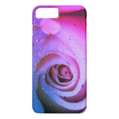 Roos en regendruppels Case-Mate iPhone case (Achterkant)