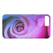 Roos en regendruppels Case-Mate iPhone case (Achterkant (Horizontaal))