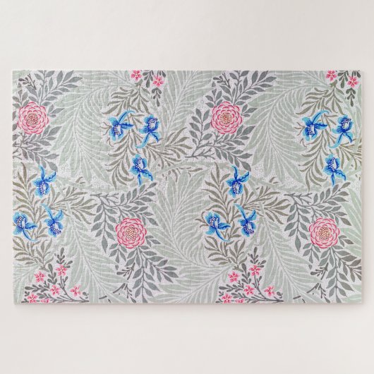 Roos en Ridderspoor, William Morris Legpuzzel (Horizontaal)