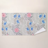 Roos en Ritterspoor, William Morris Badhanddoek (Badhanddoek)