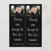 Roos en Roos Bud Bladwijzer Briefkaart (Voorkant)