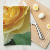 roos en roosknop theedoek (Quarter Fold)