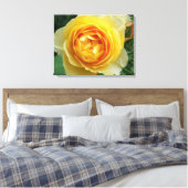roos en rosebud canvas afdruk (Insitu (Slaapkamer))
