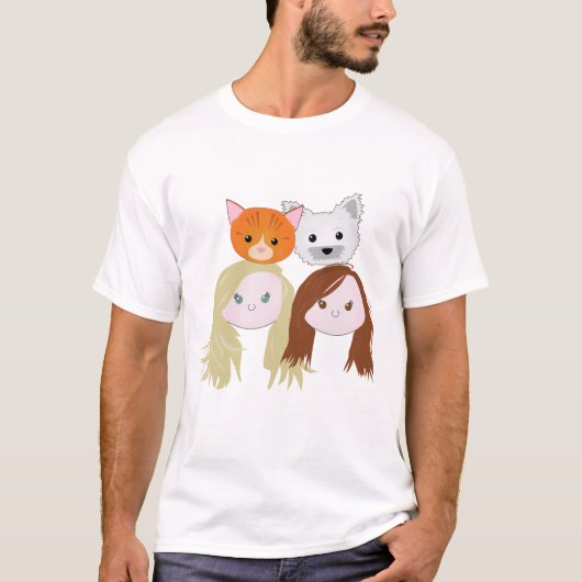 Roos- en Rosie-familie T-shirt (Voorkant)