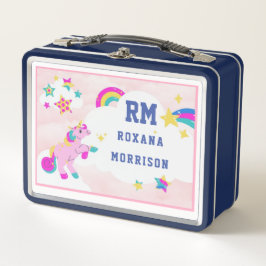 ROOS EN ROZE BLAUW, GEVLEUGELDE UNICORN LUNCH META