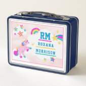 ROOS EN ROZE BLAUW, GEVLEUGELDE UNICORN LUNCH META (Achterkant)