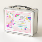 ROOS EN ROZE BLAUW, GEVLEUGELDE UNICORN LUNCH META (Voorkant)