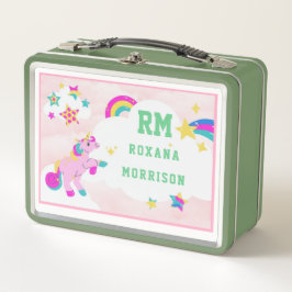 ROOS EN ROZE GROEN, GEVLEUGELDE UNICORN LUNCH META