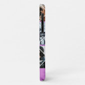 Roos en roze marmer Gepersonaliseerde paren cadeau Case-Mate iPhone Case (Achterkant/links)