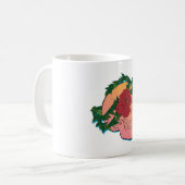 Roos en schedel koffiemok (Voorkant links)
