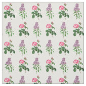 Roos en Sering Botanische Print Stof (Swatch)