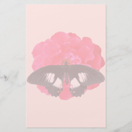 Roos en slibstaart briefpapier (Voorkant)
