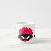 Roos en slibstaart espresso kop (Voorkant)