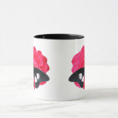 Roos en slibstaart mok (Midden)