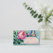 Roos en Visitekaartje van de vlinder (Staand voorkant)