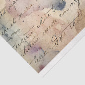  Roos en vlinder op oude script ontkoppeling Tissuepapier (Detail)