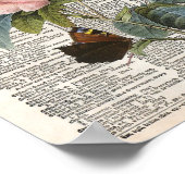  roos en vlinderwoordenboek poster (Hoek)